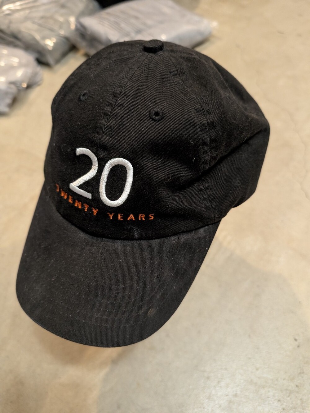 Y2K Microsoft 20th Anniversary Cap Black Strap Back